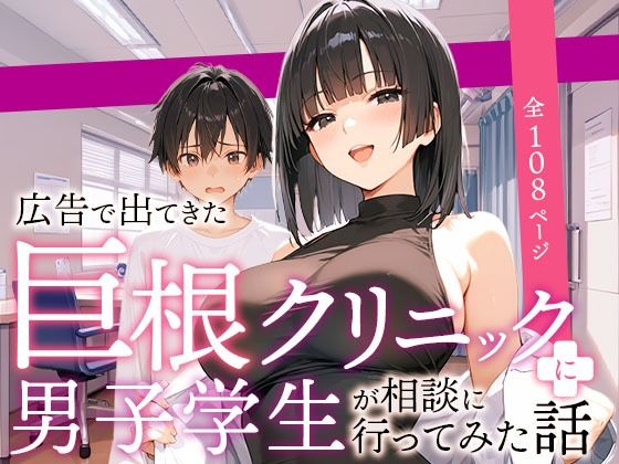 広告で出てきた巨根クリニックに男子学生が相談に行ってみた話 raw